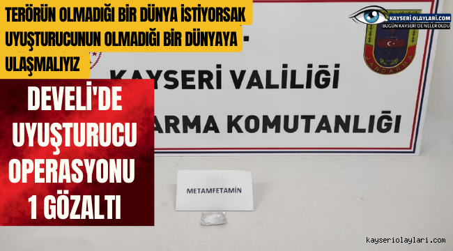 Develi'de Uyuşturucu Operasyonu 