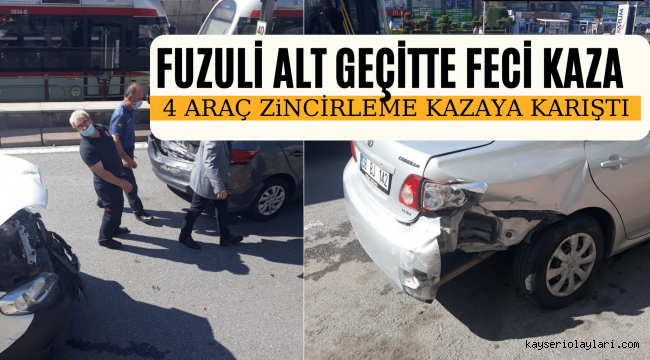 Fuzuli Alt Geçitte Kaza
