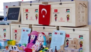 Güzel günlerin gelceği inancıyla... Oyun sandıkları, Filistinli çocuklar için yola çıkıyor
