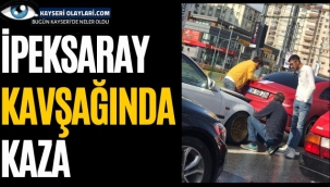 İpek Sarayı Kavşağında Kaza