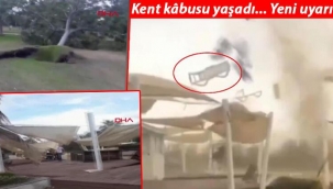 Meteoroloji uyarmıştı, Antalya'da hortum kâbusu! Önüne geleni yıktı geçti, ağaçlar devrildi