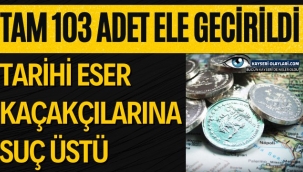 Tarihi Eser Kaçakçılarına Suç Üstü