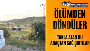 Yahyalı'da Kaza Ölümden Döndüler!