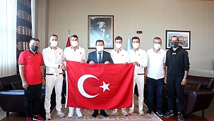 Bisikletçiler 2020 Tokyo Olimpiyatlarına uğurlandı