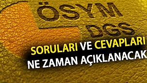 DGS soruları ve cevap anahtarı yayınlandı! İşte Dikey Geçiş Sınavı soruları ve cevapları