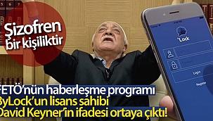FETÖ'nün haberleşme programı ByLock'un lisans sahibi David Keyner'in ifadesi ortaya çıktı