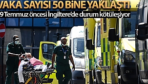 İngiltere'de günlük vaka sayısı 50 bine yaklaştı