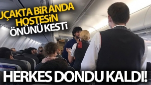 İstanbul-Denizli uçağında ilginç anlar: herkes dondu kaldı