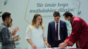 Kocasinan'da 27 çift 'evet' dedi