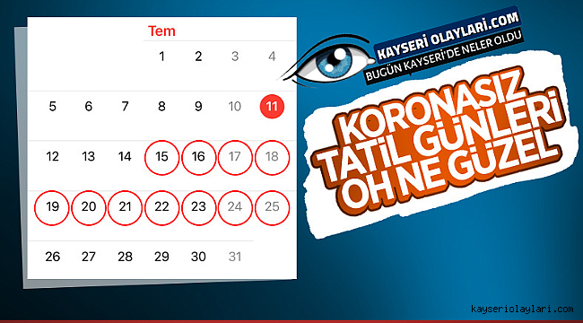 Kurban bayramı tatili Kaç Gün Olacak 