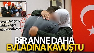 Muş'taki evlat nöbetinde ilk anne-oğul kavuşması gerçekleşti