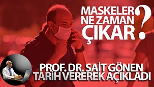 Prof. Dr. Sait Gönen, 'Yıl sonunda açık havada maskenin çıkarılabileceğini düşünüyorum'