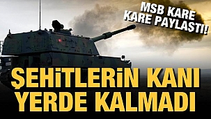 Son Dakika... Şehitlerin kanı yerde kalmadı! MSB kare kare paylaştı!