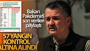 Tarım ve Orman Bakanı Pakdemirli, orman yangınlarına ilişkin son bilgileri paylaştı!