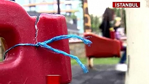 Tehlike saçan çocuk parkı