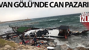 Van Gölü'nde can pazarı