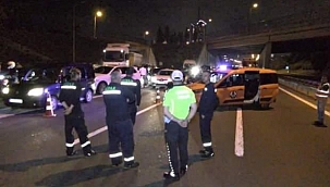 Yüksek gerilim hattından kopan kablo TEM'e düştü, trafik durdu