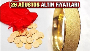 Altın fiyatlarında düştü! 26 Ağustos Gram Altın, Çeyrek Altın, Bilezik Canlı Altın fiyatları