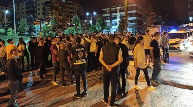 Ankara'da hareketli gece! Bıçaklı kavga sonrası sığınmacılara tepki: 2 yaralı
