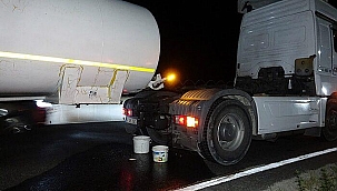 Bolu Dağı'nda korkutan anlar! Tehlikeli madde sızıntısı trafiği durdurdu