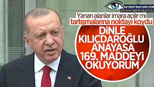 Cumhurbaşkanı Erdoğan Son Noktayı Koydu