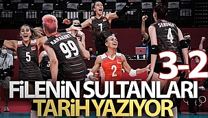 Filenin Sultanları tarih yazıyor! Türkiye 3-2 Rusya