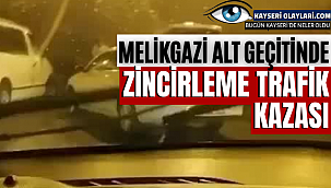 Kayseri'de 4 Aracın Karıştığı Zincirleme Trafik Kazası 