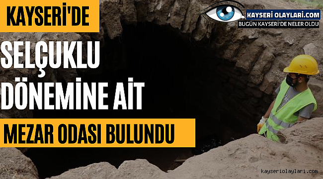 Kayseri'de mezar odası bulundu