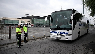 Kayseri'de yolcu otobüsleri denetlendi