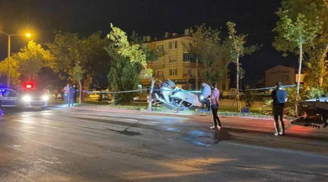 Konya'da trafik kazası: 1 ölü, 2 yaralı