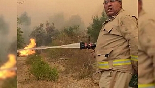 Manavgat'taki yangında şehit olan orman işçisi Yaşar Cinbaş'ın son görüntüleri ortaya çıktı