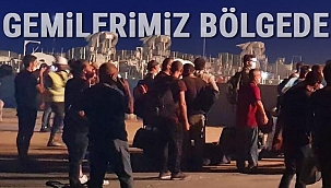 Milas'taki yangın termik santrale ulaştı: İskeledeki vatandaşlar çıkarma gemisiyle tahliye ediliyor