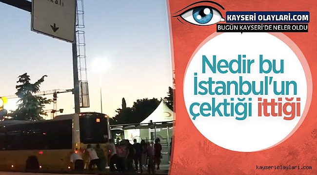 Vatandaşlardan otobüs arızına tepki: "İBB taşımıyor, halk taşıyor İBB'yi"