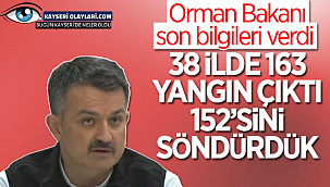 Orman Yangınlarında Son Durum Paylaşıldı