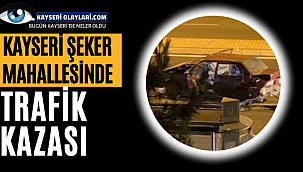 Şeker Mahallesinde Trafik Kazası' 2Yaralı 