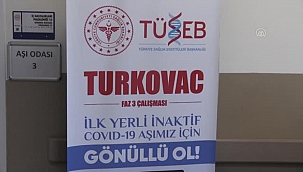 'TURKOVAC' aşısı, faz 3 çalışması kapsamında Kayseri'de gönüllülere uygulanmaya başlandı