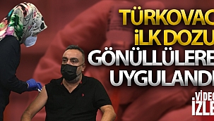 Türkovac Kayseri Şehir Hastanesi'nde gönüllülere uygulandı