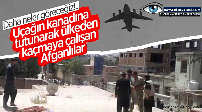 Uçağın Kanadına Tutunarak Kaçmaya Çalıştılar