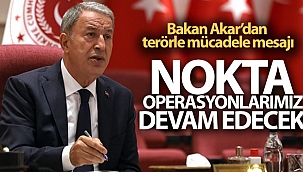 Akar'dan terörle mücadele mesajı