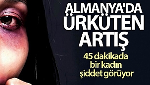 Almanya'da 45 dakikada bir kadın şiddet görüyor