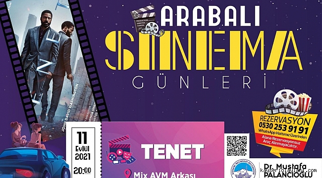Arabalı Sinamada Bu Hafta "TENET" Gösterimde Olacak