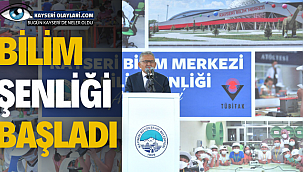 Kayseri Bilim Şenliği Başladı