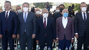 Kayseri'nin Melikgazi ilçesinde bir okulun temeli törenle atıldı