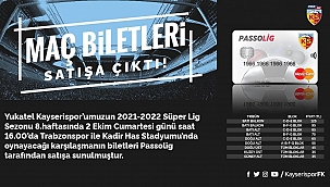 Kayserispor Trabzonspor maçı biletleri satışa çıktı