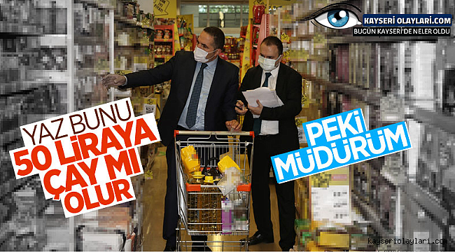 Marketlere eş zamanlı fiyat ve etiket denetimi