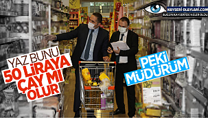 Marketlere eş zamanlı fiyat ve etiket denetimi