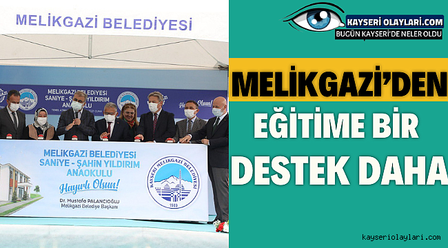 Melikgazi'den Eğitime Bir Destek Daha