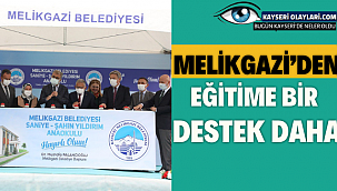 Melikgazi'den Eğitime Bir Destek Daha