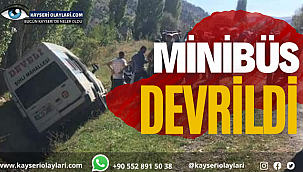 Minibüs Devrildi!