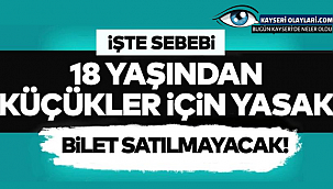 O İlimizde 18 yaşından küçüklere seyahat için bilet satışı yasaklandı!